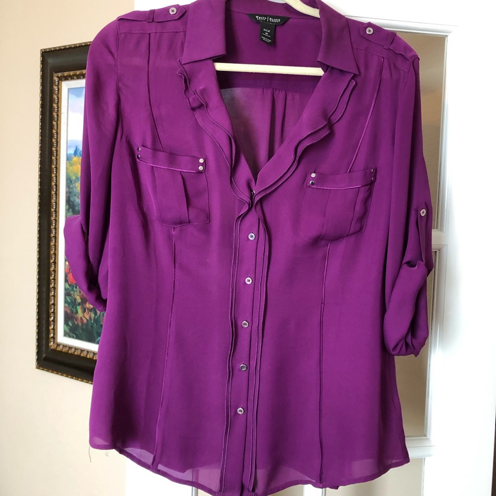 WHBM Silk Blouse